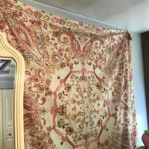 Boho floral tapestry